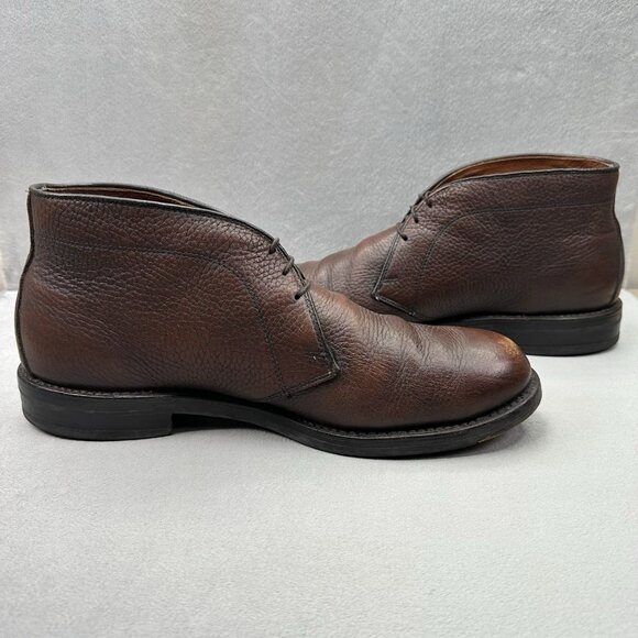 Allen Edmonds Malvern Mens Size 10 (E) Chukka Boots Brown Leather Made in USA - Picture 5 of 9